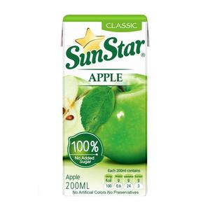 آبمیوه سیب 200 cc سان استار