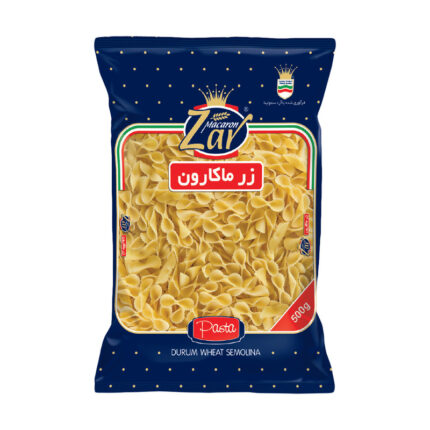 ماکارانی پروانه ای 500 گرمی زر