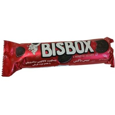 بیسکوییت بیس باکس کرم توت فرنگی