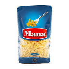 ماکارانی مته ای نازک 500 گرمی مانا